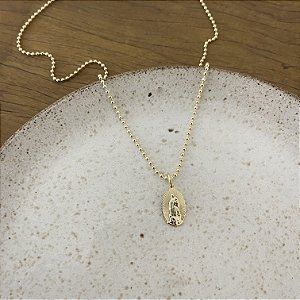 Colar Esferas Nossa Senhora Guadalupe