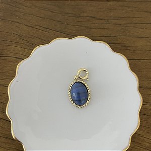 Pingente Pedra Natural Aurora - Marinho - P