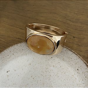 Bracelete Petra Pedra - Mescla Mostarda