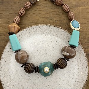 Colar Boho Rafa - Turquesa