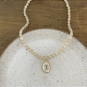 Colar Pedra Natural - Eleonora - Rutilado