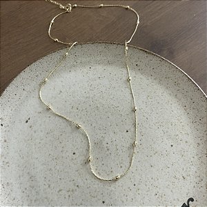 Colar Orla Fio Dourado