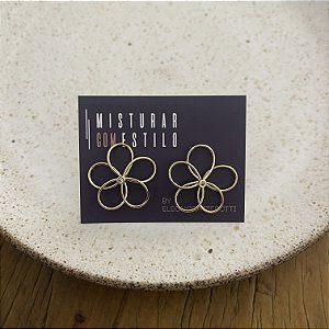 Brinco Orla Flor Aramada