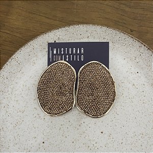 Brinco Festa Brilho Orgânico - Dourado