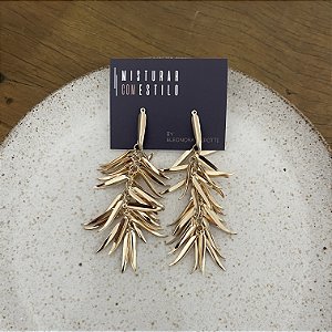 Brinco Festa Franja - Dourado