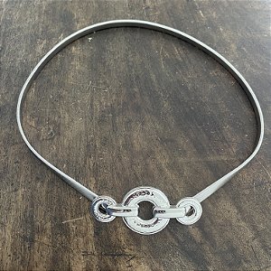 Cinto Mola - Circulos - Ródio