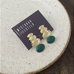 Brinco Orla Liso - Verde