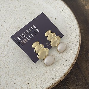 Brinco Orla Liso - Madrepérola