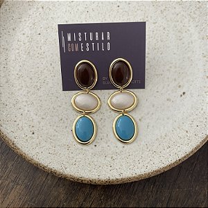 Brinco Orla Triplo - Café