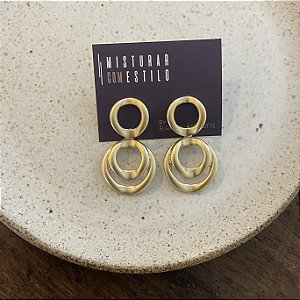 Brinco Angela Argola Dupla Lumière - Fosco