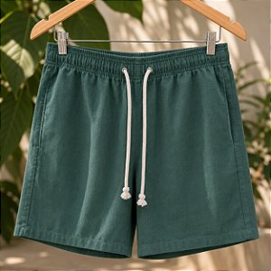 Short - Linho Verde Bandeira
