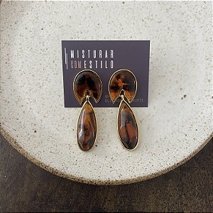 Brinco Orla Gota - Tartaruga