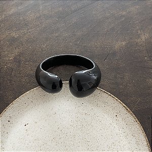 Bracelete De Resina Gota - Preto