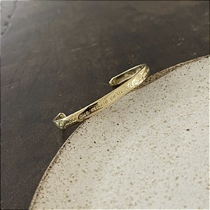 Bracelete ''É Justo Que Muito Custe O Que Muito Vale''