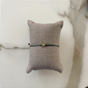 Pulseira de Seda Espírito Santo - Verde