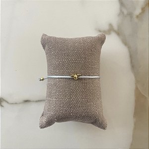 Pulseira de Seda Espírito Santo - Azul