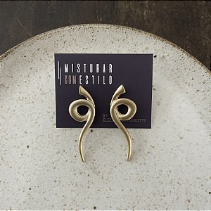 Brinco Lumière Nó - Dourado