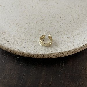 Piercing Lumière Martelado - Dourado Brilho