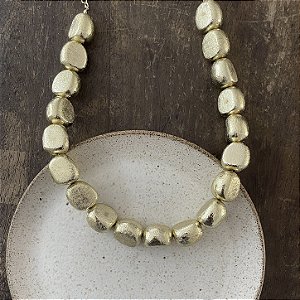 Colar Orla Pedrita - M - Dourado