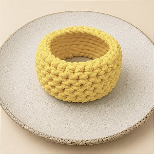 Bracelete Macramê - Amarelo
