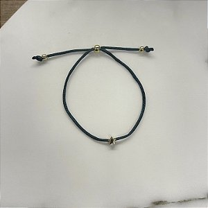 Pulseira de Seda Estrela - Verde