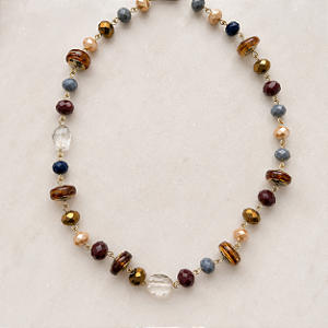 Colar Boho Cristais