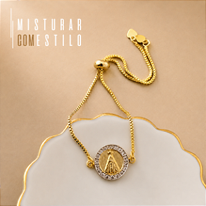 Pulseira Ajustável N. S. de Aparecida