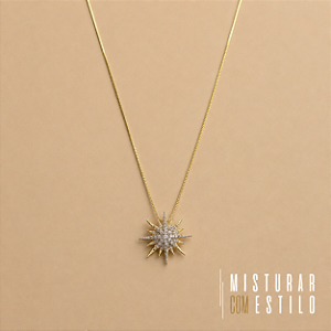 Colar Estrela de Belém - Bicolor