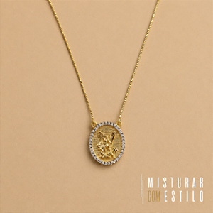 Colar São Miguel Arcanjo - Dourado