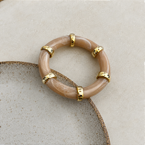 Pulseira Boho - Nude Mesclado