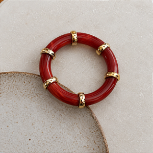 Pulseira Boho - Terracota Mesclado