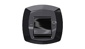 Acabamento Válvula Descarga Docol Clássico Preto Abs Blukit
