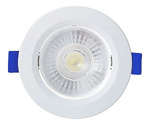Spot Led Redondo Embutir 6w Branco Frio 6500k Bivolt
