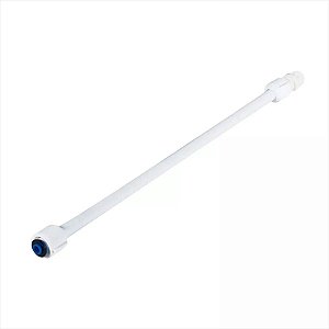 Engate Flexível PVC Branco 50cm 1/2 Reforçado Plasbohn