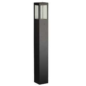 luminária Poste Balizador Garten 50cm E27 pt Fosco Germany