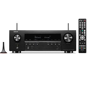 Receiver Denon AVR-S760H 7.2 Canais 8k 75w Dolby Atmos e Heos