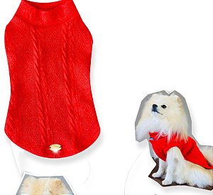 Capa Tricot Vermelho