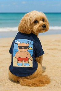 Camisa UV Bobbie Good Azul para pet