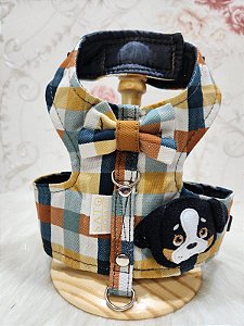 Peitoral cachorro com Porta Caca