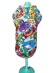 Camiseta Uv Fundo do Mar