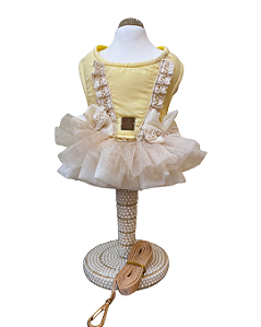 Peitoral Al Mare Amarelo para Cães Estilo e Conforto