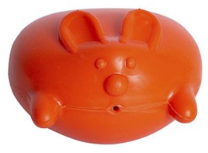 Coelho Antiestresse Mordedor Sonoro para Cães