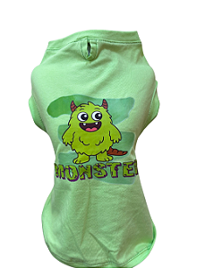 Camiseta Monster para Cães 100% Algodão