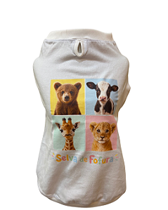 Camiseta Selva de Fofura para Cães