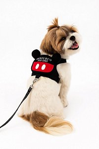 Peitoral com Mochila Mouse para Cães