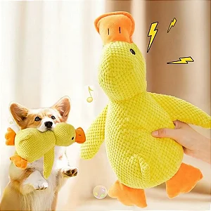 Pelucia Pato com som iterativo para Pets