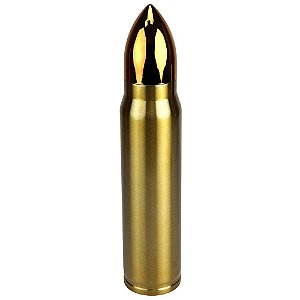 Garrafa Térmica 1L Bullet Munição Bala Projétil Inox Nautika