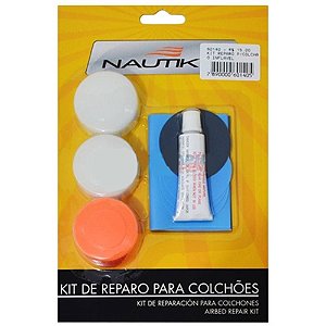 Kit em PVC Cola Remendo Reparo Para Colchão Inflável Nautika