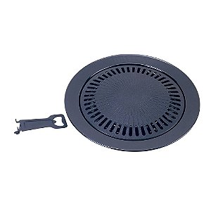 Chapa Grill Para Fogareiro Fogão Camping Pesca Griller NTK