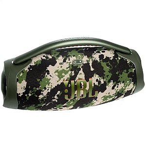 Caixa de Som Portátil JBL Boombox 3 80W Bluetooth à Prova D'água - Squad